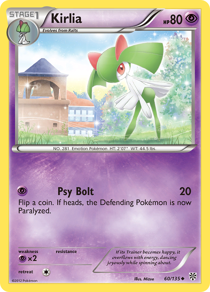 Kirlia (60/135) [Black & White: Plasma Storm] | Exor Games Dartmouth