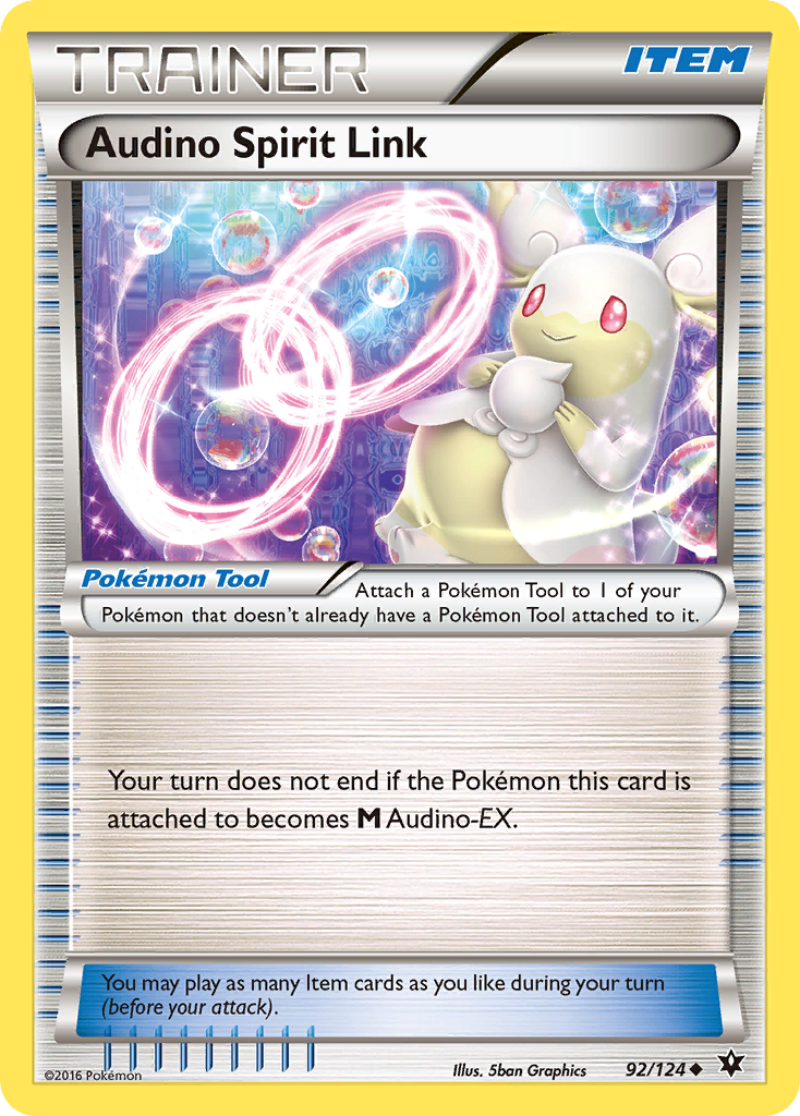 Audino Spirit Link (92/124) [XY: Fates Collide] | Exor Games Dartmouth