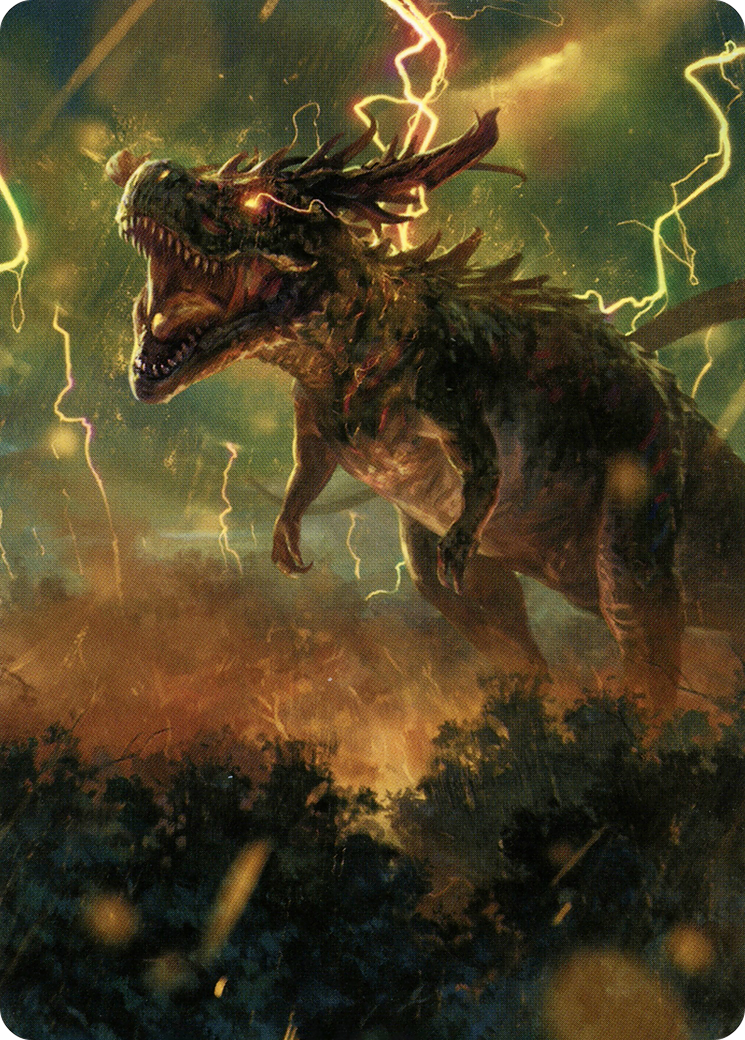 Thrasta, Tempest's Roar Art Card (42) [Modern Horizons 2 Art Series] | Exor Games Dartmouth