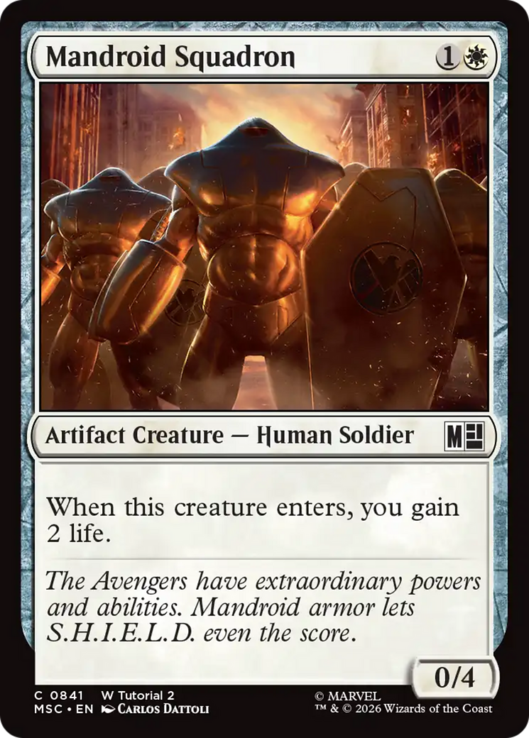Mandroid Squadron [Marvel Super Heroes Commander] | Exor Games Dartmouth