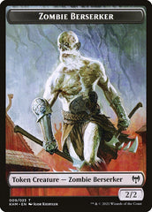 Treasure // Zombie Berserker Double-Sided Token [Kaldheim Tokens] | Exor Games Dartmouth