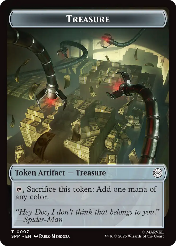 Human Citizen // Treasure Double-Sided Token [Marvel's Spider-Man Tokens] | Exor Games Dartmouth