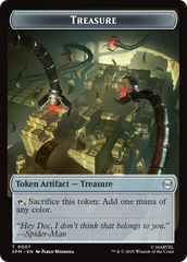 Human Citizen // Treasure Double-Sided Token [Marvel's Spider-Man Tokens] | Exor Games Dartmouth