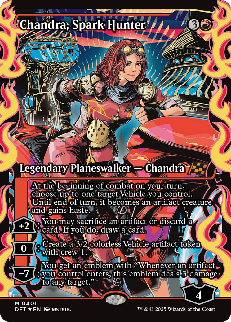 Chandra, Spark Hunter (Showcase) [Aetherdrift] | Exor Games Dartmouth