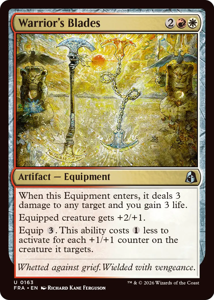 Warrior's Blades [Reality Fracture] | Exor Games Dartmouth