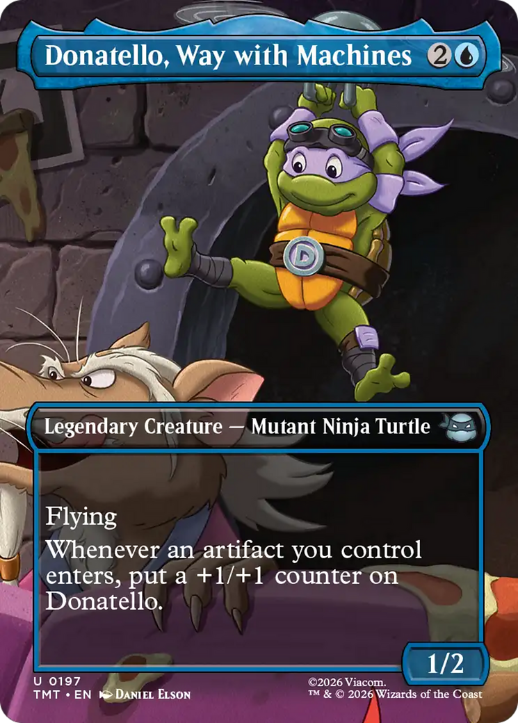 Donatello, Way with Machines (Borderless) [Teenage Mutant Ninja Turtles] | Exor Games Dartmouth