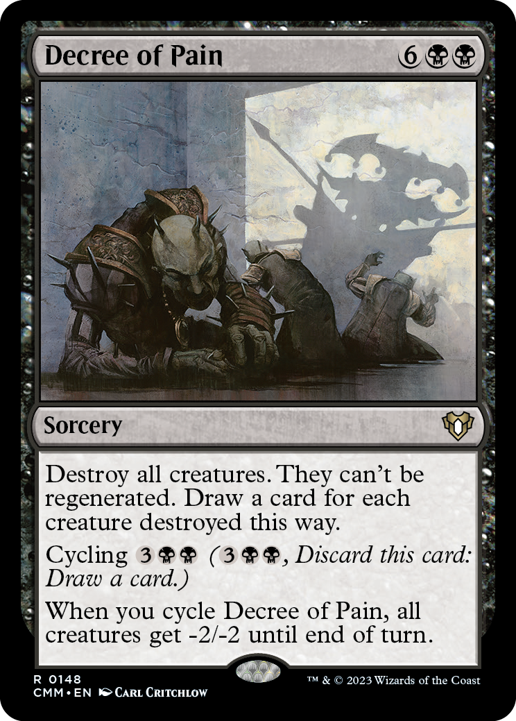 Decree of Pain [Commander Masters] | Exor Games Dartmouth