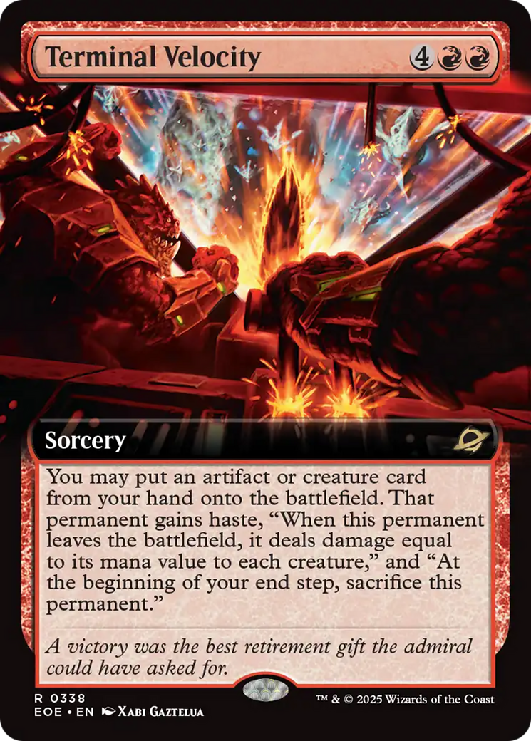 Terminal Velocity (Extended Art) [Edge of Eternities] | Exor Games Dartmouth