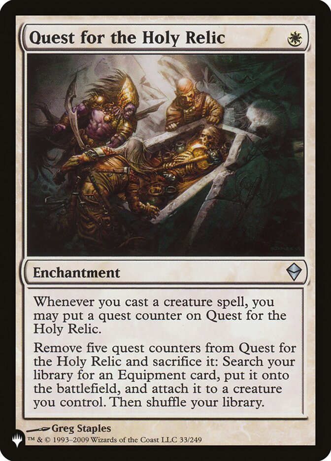 Quest for the Holy Relic [The List] | Exor Games Dartmouth