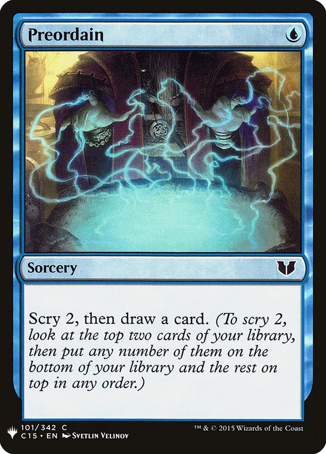 Preordain [Mystery Booster] | Exor Games Dartmouth