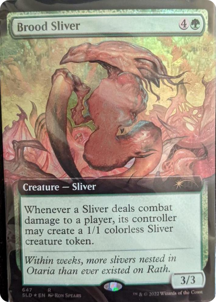 Brood Sliver (Extended Art) [Secret Lair Drop Promos] | Exor Games Dartmouth