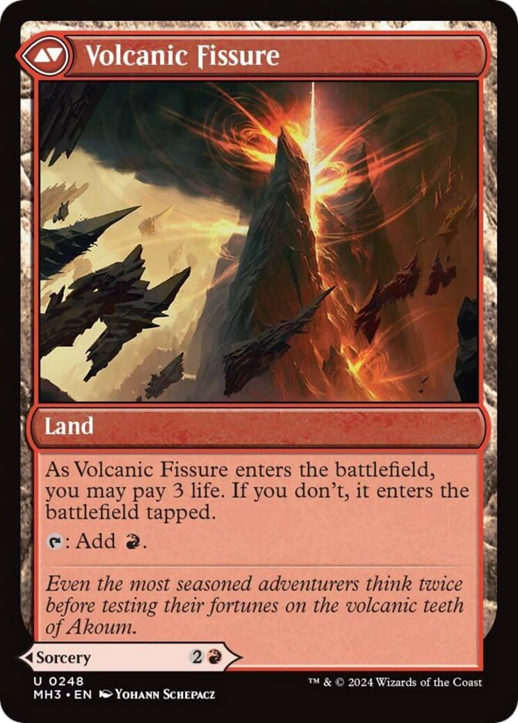 Sundering Eruption // Volcanic Fissure [Modern Horizons 3] | Exor Games Dartmouth