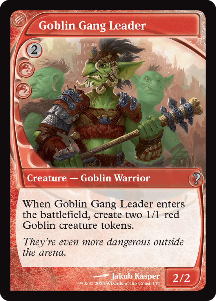 Goblin Gang Leader (Future Sight) [Mystery Booster 2] | Exor Games Dartmouth