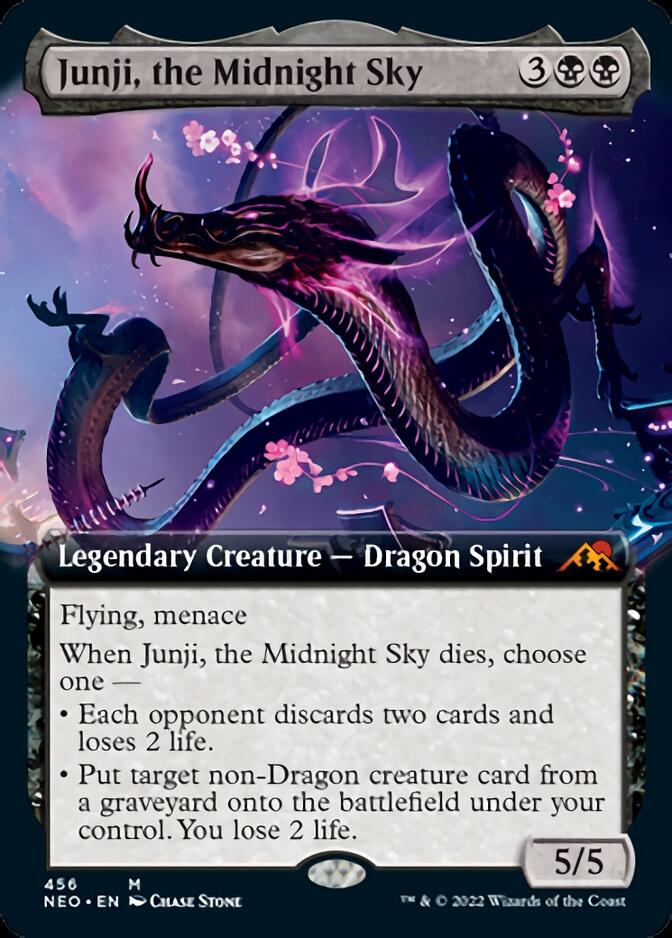 Junji, the Midnight Sky (Extended Art) [Kamigawa: Neon Dynasty] | Exor Games Dartmouth