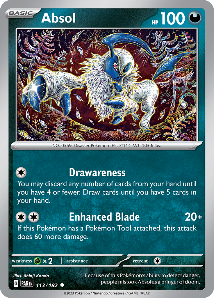 Absol (113/182) [Scarlet & Violet: Paradox Rift] | Exor Games Dartmouth