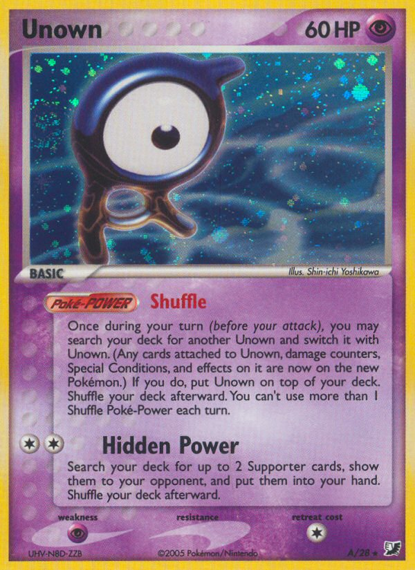 Unown (A/28) [EX: Unseen Forces] | Exor Games Dartmouth