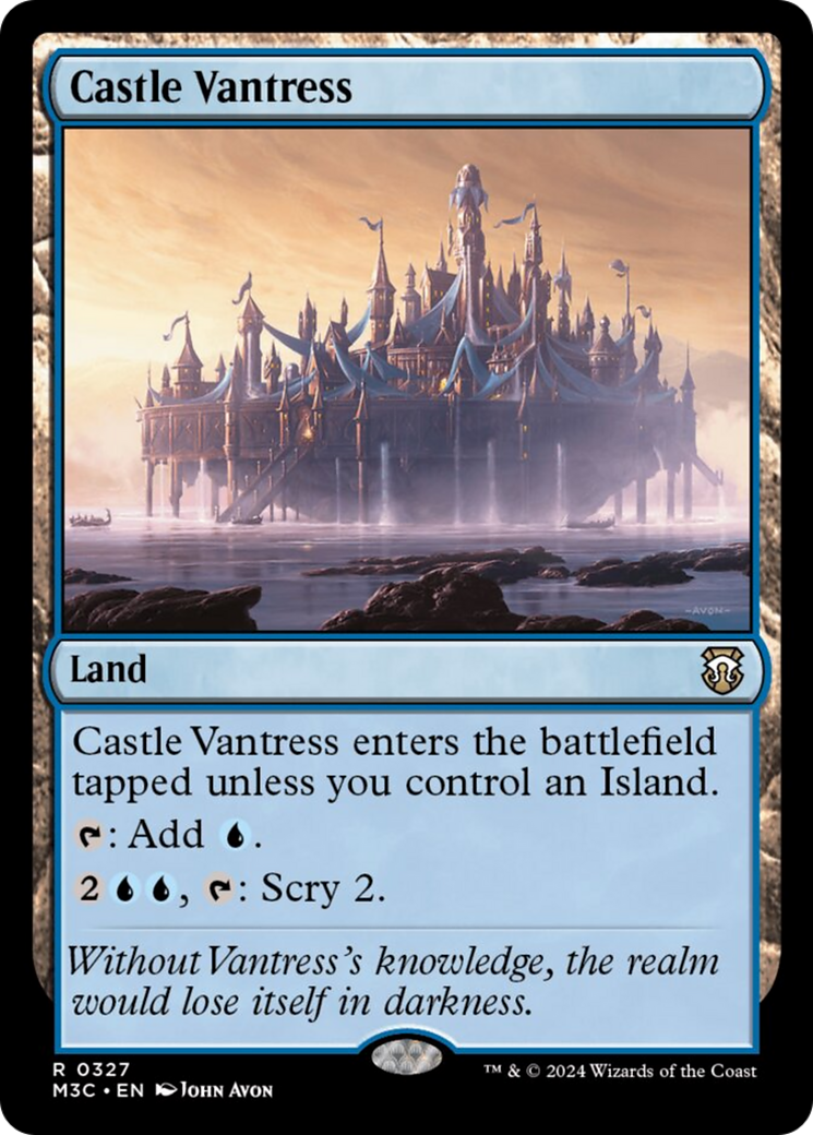 Castle Vantress (Ripple Foil) [Modern Horizons 3 Commander] | Exor Games Dartmouth