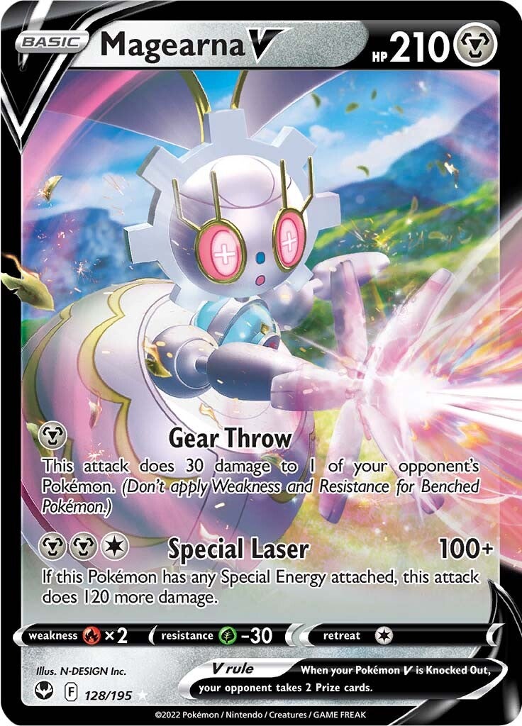 Magearna V (128/195) [Sword & Shield: Silver Tempest] | Exor Games Dartmouth