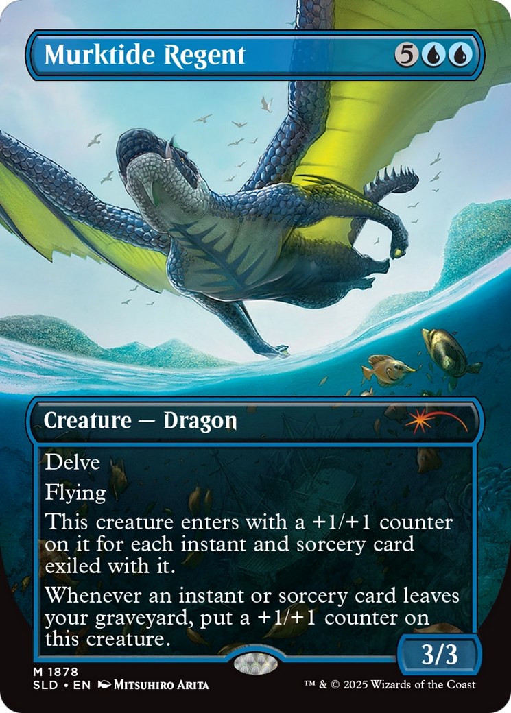 Murktide Regent (Rainbow Foil) [Secret Lair Drop Series] | Exor Games Dartmouth