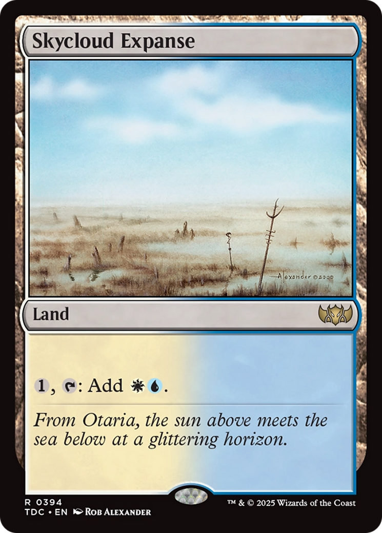 Skycloud Expanse [Tarkir: Dragonstorm Commander] | Exor Games Dartmouth