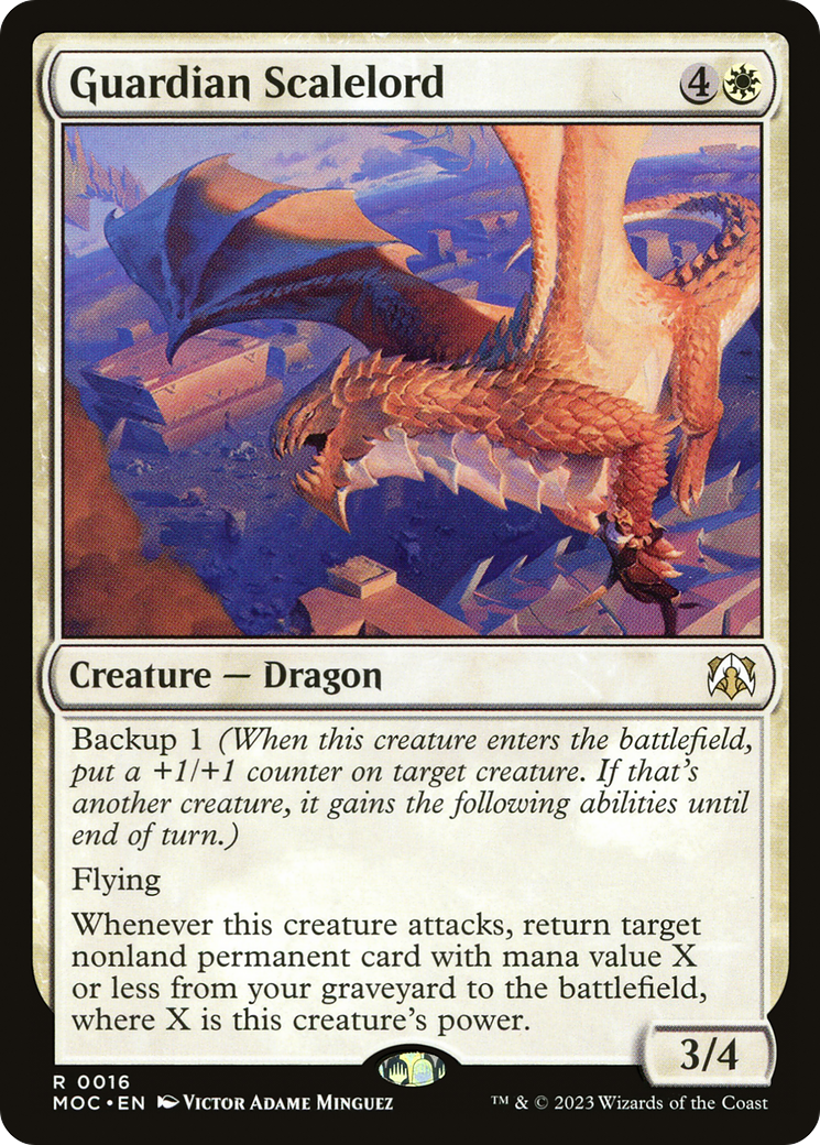 Guardian Scalelord [March of the Machine Commander] | Exor Games Dartmouth