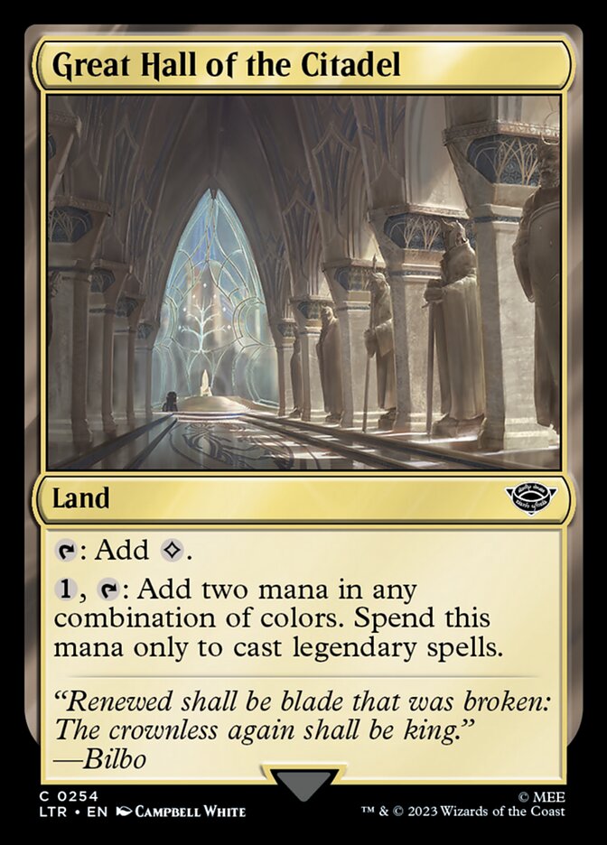 Great Hall of the Citadel [The Lord of the Rings: Tales of Middle-Earth] | Exor Games Dartmouth