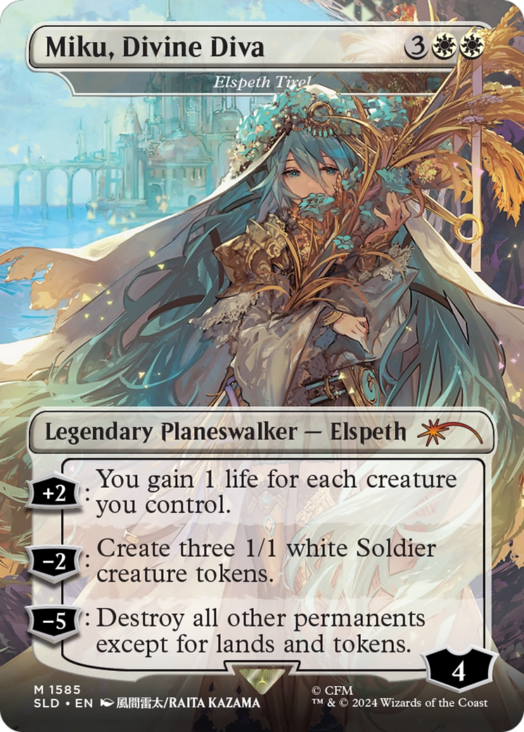 Miku, Divine Diva - Elspeth Tirel [Secret Lair Drop Series] | Exor Games Dartmouth