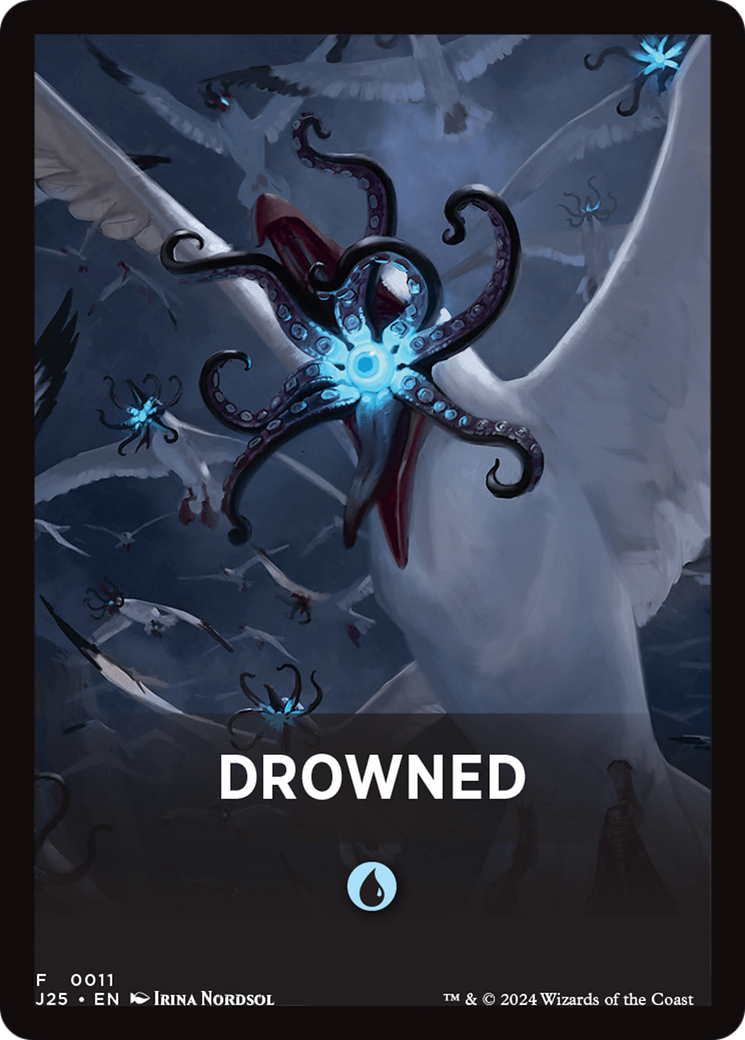 Drowned Theme Card [Foundations Jumpstart Front Cards] | Exor Games Dartmouth