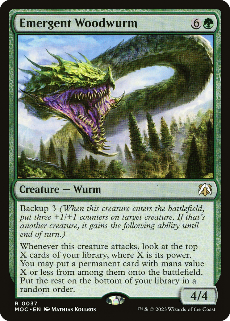 Emergent Woodwurm [March of the Machine Commander] | Exor Games Dartmouth