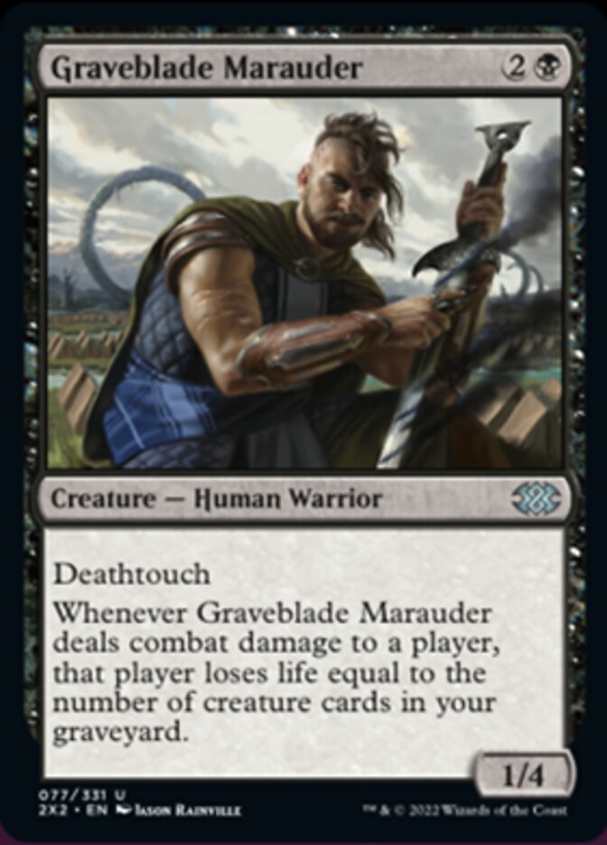 Graveblade Marauder [Double Masters 2022] | Exor Games Dartmouth