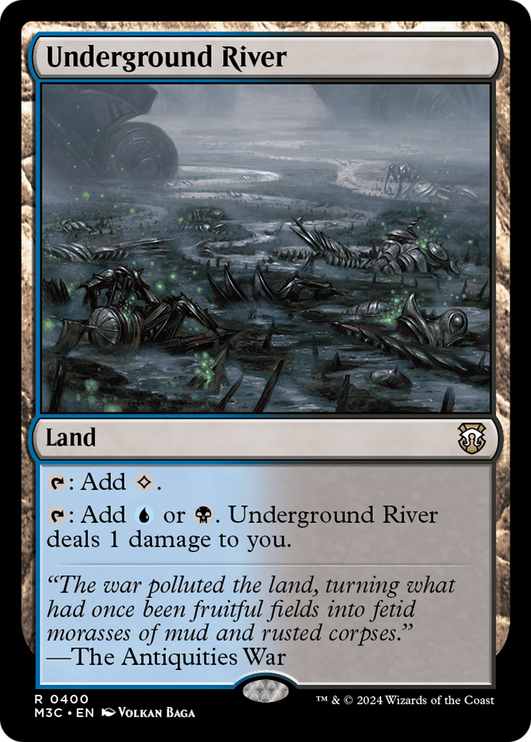 Underground River (Ripple Foil) [Modern Horizons 3 Commander] | Exor Games Dartmouth