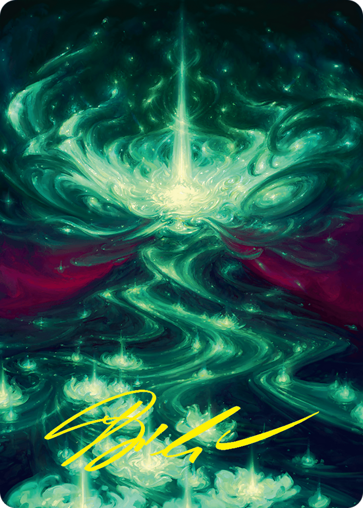 Genesis Wave Art Card (54/54) (Gold-Stamped Signature) [Foundations Art Series] | Exor Games Dartmouth