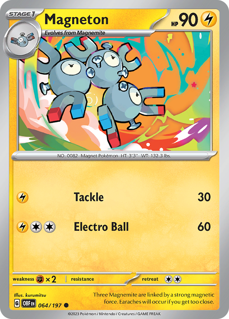 Magneton (064/197) [Scarlet & Violet: Obsidian Flames] | Exor Games Dartmouth