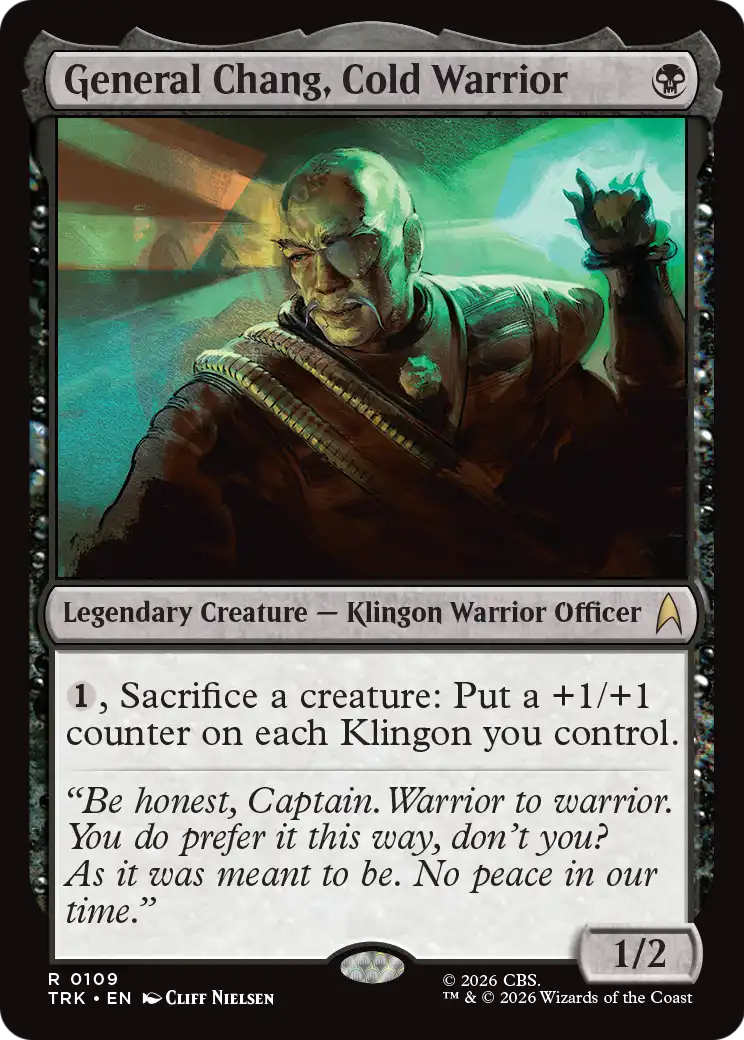 General Chang, Cold Warrior [Star Trek] | Exor Games Dartmouth