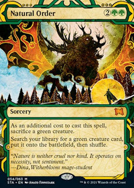 Natural Order (Foil Etched) [Strixhaven: Mystical Archive] | Exor Games Dartmouth