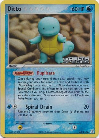 Ditto (64/113) (Stamped) [EX: Delta Species] | Exor Games Dartmouth