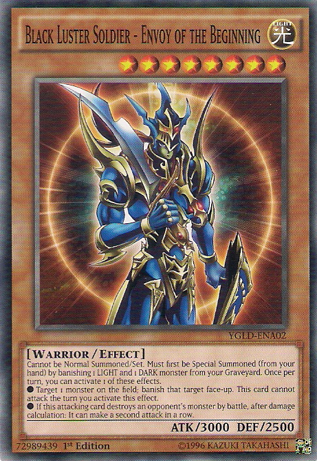 Black Luster Soldier - Envoy of the Beginning [YGLD-ENA02] Common | Exor Games Dartmouth