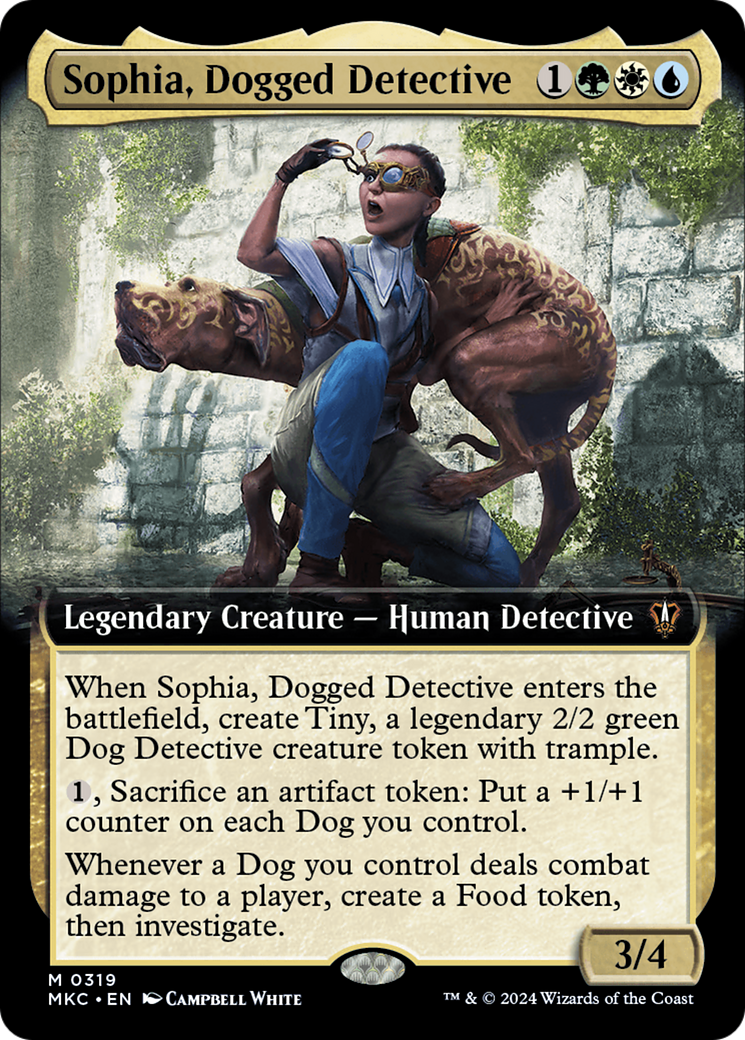 Sophia, Dogged Detective (Extended Art) [Murders at Karlov Manor Commander] | Exor Games Dartmouth