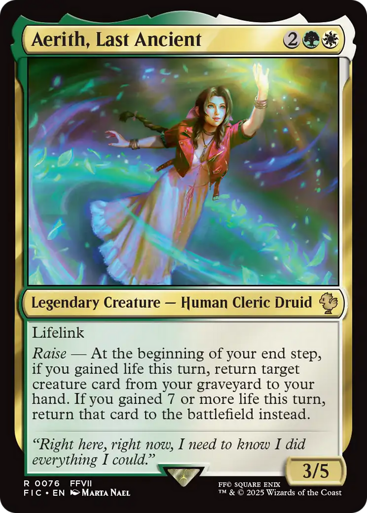 Aerith, Last Ancient [FINAL FANTASY Commander] | Exor Games Dartmouth