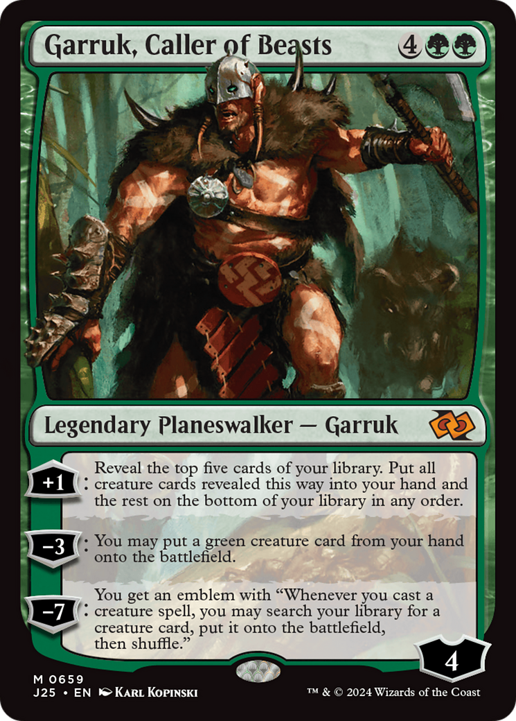 Garruk, Caller of Beasts [Foundations Jumpstart] | Exor Games Dartmouth