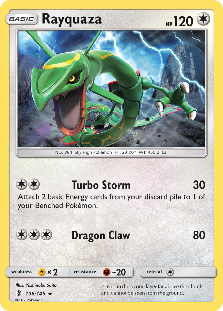 Rayquaza (106/145) [Sun & Moon: Guardians Rising] | Exor Games Dartmouth