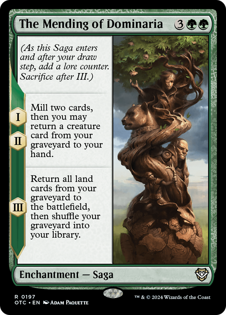 The Mending of Dominaria [Outlaws of Thunder Junction Commander] | Exor Games Dartmouth