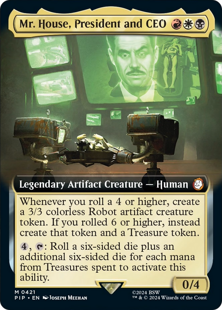 Mr. House, President and CEO (Extended Art) [Fallout] | Exor Games Dartmouth