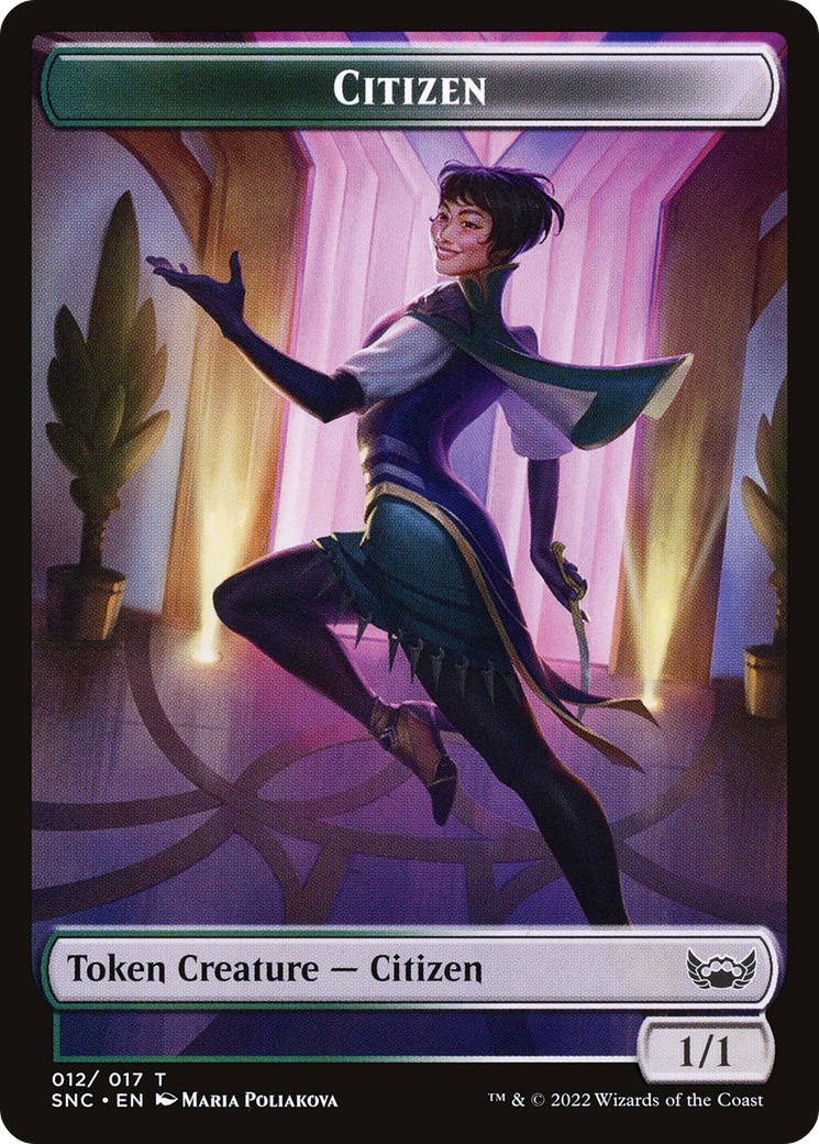 Citizen // Angel Double-Sided Token [The List] | Exor Games Dartmouth