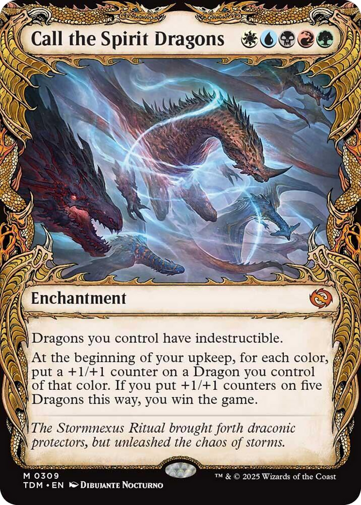 Call the Spirit Dragons (Showcase) [Tarkir: Dragonstorm] | Exor Games Dartmouth
