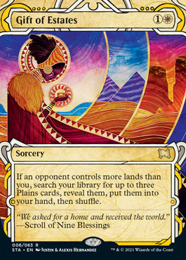 Gift of Estates (Foil Etched) [Strixhaven: Mystical Archive] | Exor Games Dartmouth