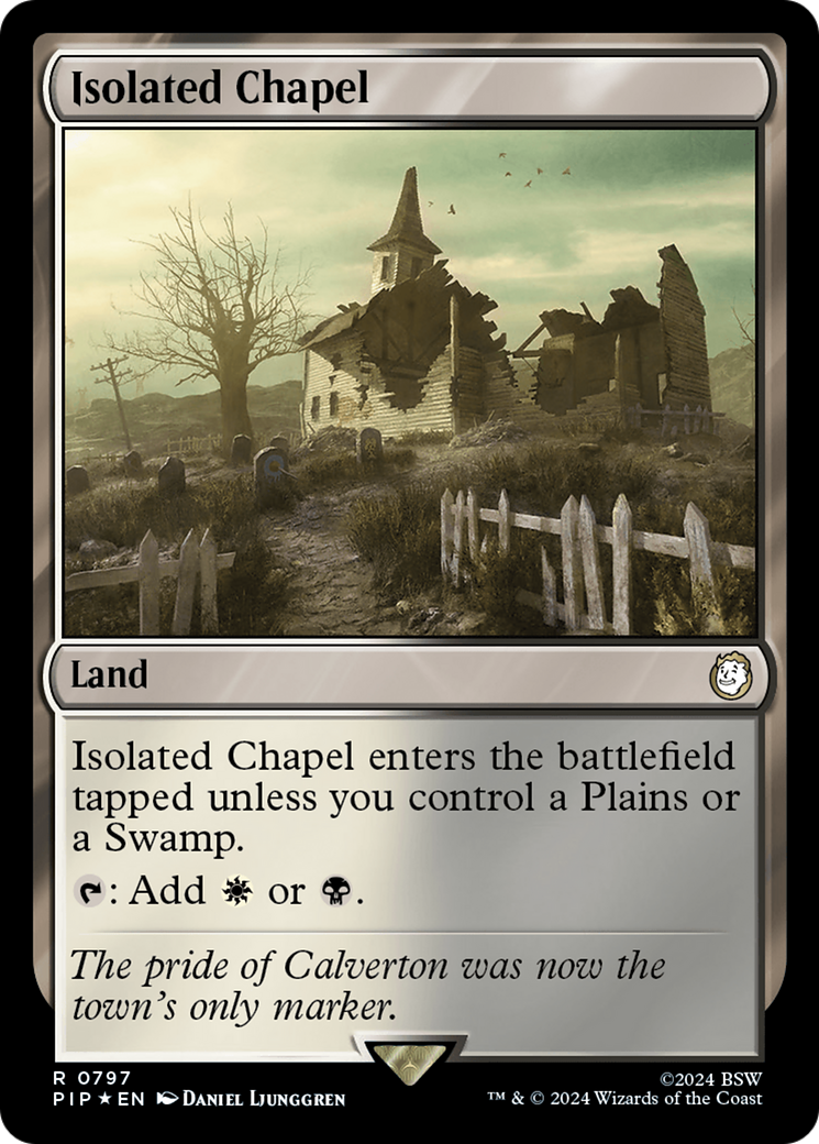 Isolated Chapel (Surge Foil) [Fallout] | Exor Games Dartmouth