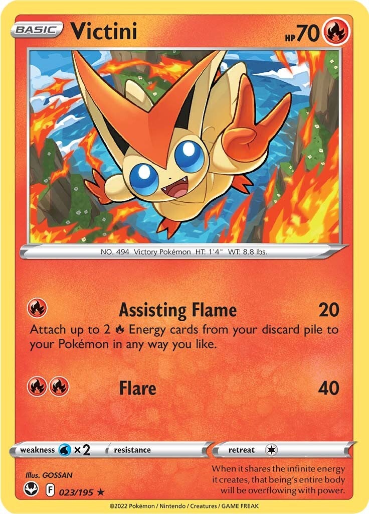 Victini (023/195) [Sword & Shield: Silver Tempest] | Exor Games Dartmouth