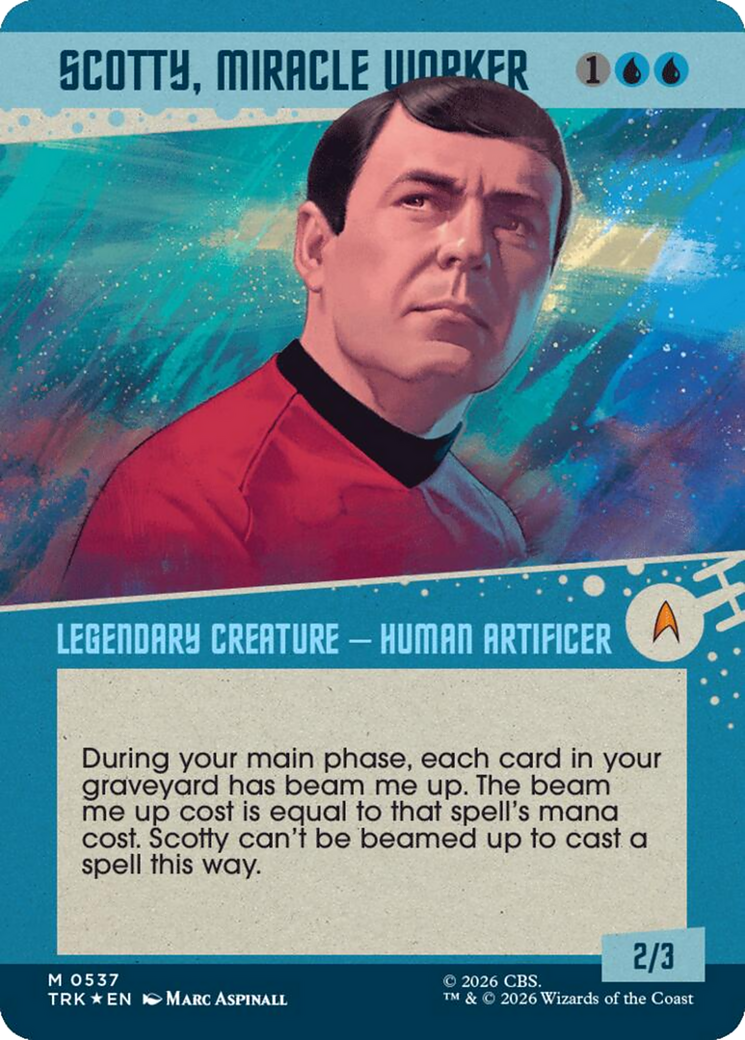 Scotty, Miracle Worker (Showcase) (Surge Foil) [Star Trek] | Exor Games Dartmouth