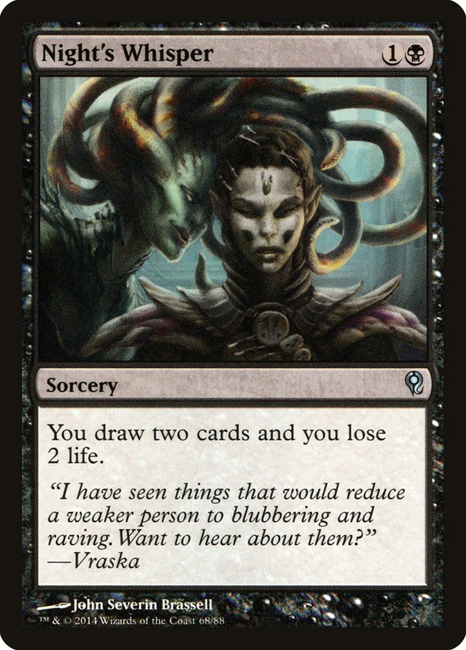 Night's Whisper [Duel Decks: Jace vs. Vraska] | Exor Games Dartmouth